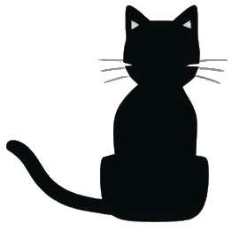 Decoratieve kat afbeelding